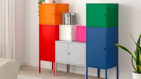 ikea steel storage cabinet|IKEA metal wall cabinet.